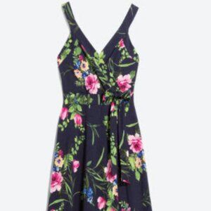 Randa Faux Wrap Knit Maxi Dress